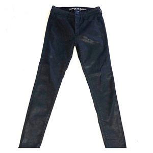 American Eagle high Rise Jeggings Leather look